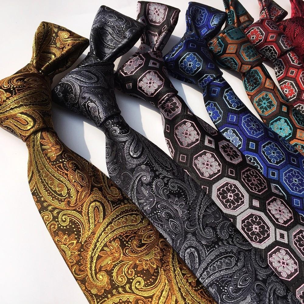 Accessories Floral Neck Ties Jacquard Business Formal Tie Classic Groom Neck Wear  Party