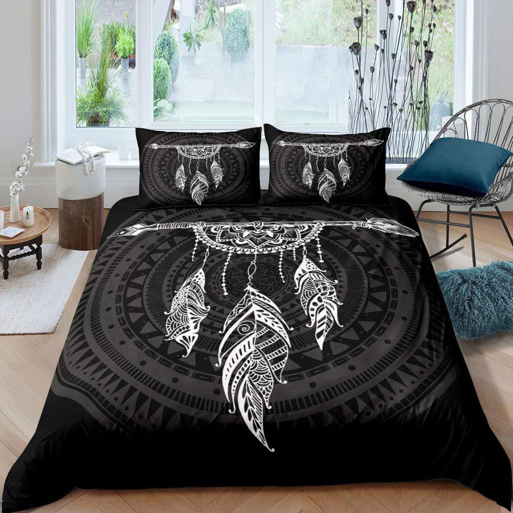 Bohemian print dream catcher bedding duvet cover independent station
