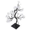 24LED Fiber Optic Tree Lamp USB Powered Simulation Flower Light for Household Decoration