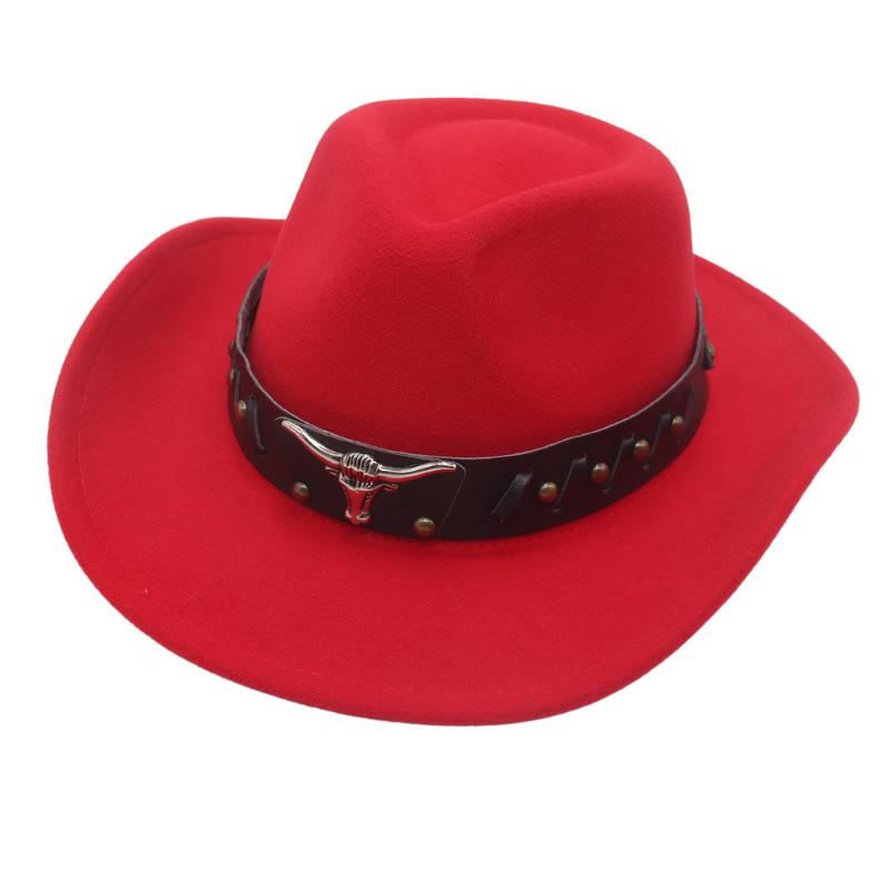 Bullhead Top Hat, Hiking Tibetan Felt Hat, Upturned Edge Curved Brim, Men'S And Women'S Sunshade And Windproof Hat