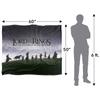 LORD OF THE RINGS Fellowship Silhouette Decke