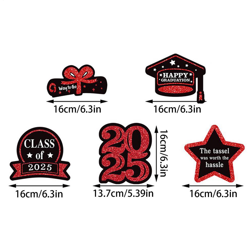 Graduation Vase Decor 2025 Graduation Centerpiece For Desk Photo Background Props Desktop Decor For Class Gatherings Dormitory