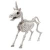 Halloween Skeleton Animal Figurine Large Plastic Skeleton Bone Statue for Lawn Yard Graveyard Home Tabletop Decor