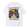 Lactose Tolerant Funny Meme Graphic Tshirt for Unisex Harajuku Y2k Hip Hop Gothic Tshirts Unisex 100 Cotton Short Sleeve T Shirt