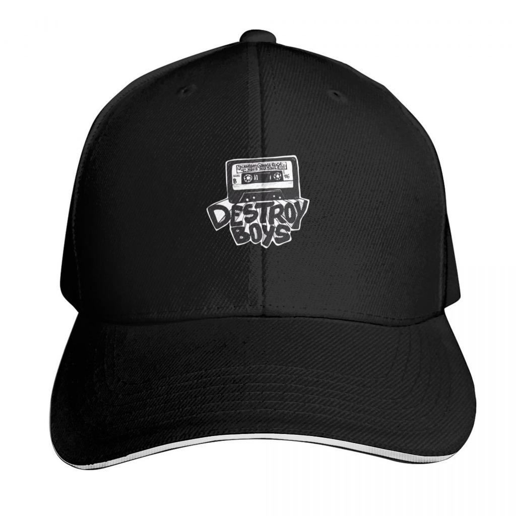 Destroy Boys Baseball Cap Streetwear Hip Hop Trendy Vintage Retro Embroidered Lightweight Packable