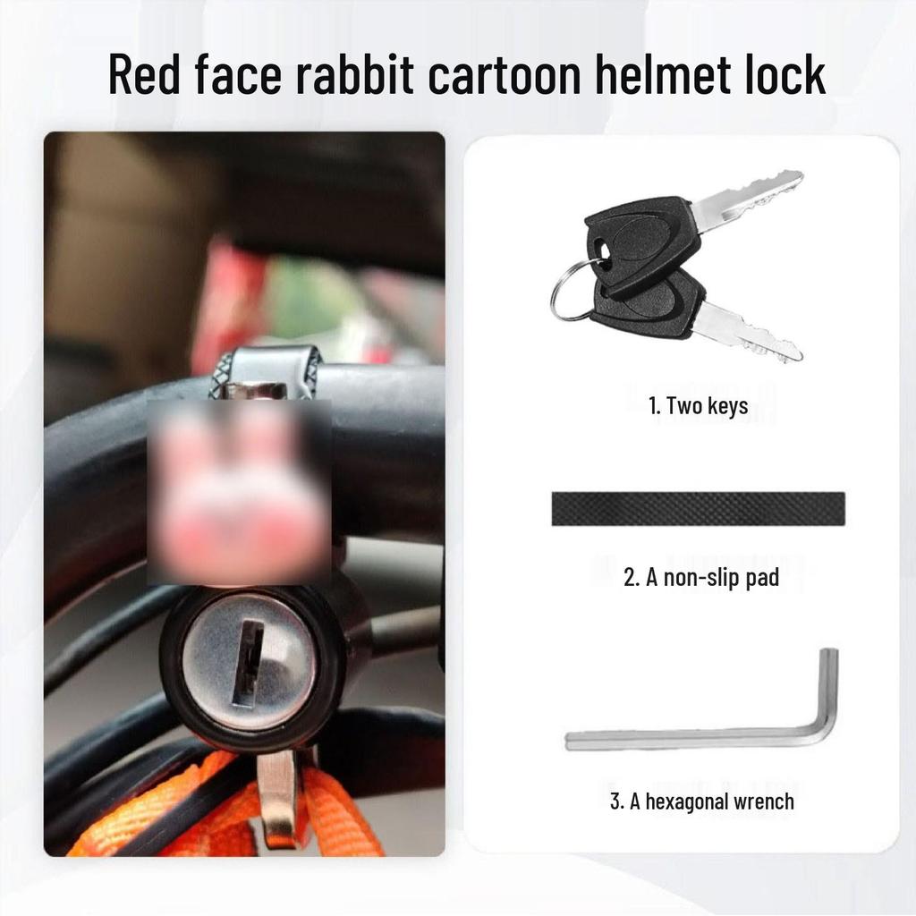 Universal Anti-theft Helmet Lock for Electric Vehicles and Bicycles