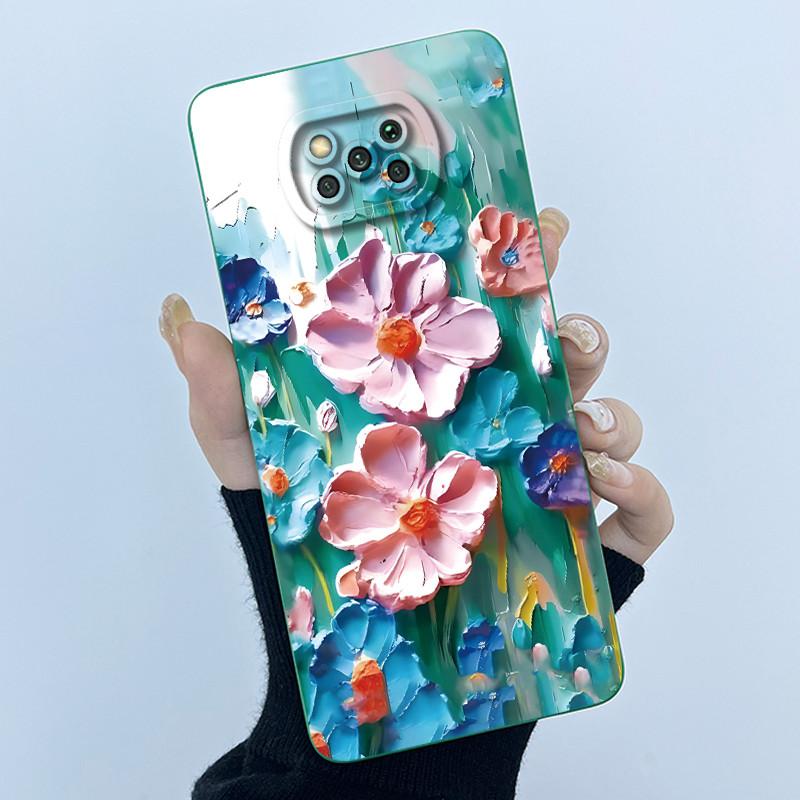Case For Poco X3 Pro / Poco X3 NFC Sweet Girls Cats Silicone Soft Back Cover For PocoX3 X3Pro X3NFC Bumper Protective Casing