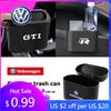2026 Hot For Volkswagen VW Car Interior Storage Case Trash Bin Can Dustbin Garbage Box For VW GTI Atlas Jetta Touareg Variant Go