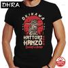 Spada e Sushi di Hattori Hanzo Okinawa Giappone Kill Bill Regalo Maglietta in Cotone Stampata Vintage Unisex Manica Corta Maglietta Unisex Top