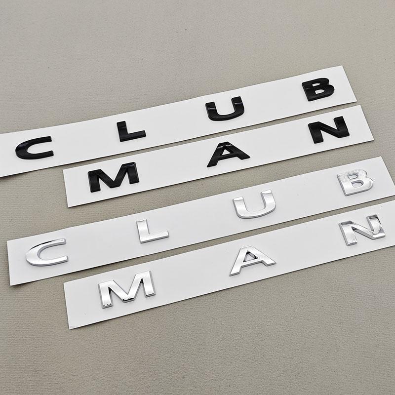 3D ABS Auto Znaky Logo CLUBMAN Znak Zadní Kufr Znaky Samolepky Pro BMW MINI COOPER S D JCW Samolepka Příslušenství