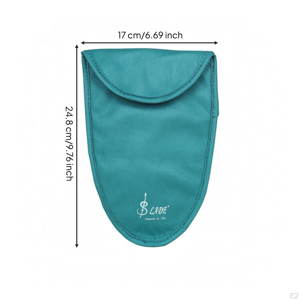 Saxophone Neck Storage Pouch Textile Soft Lining for Travel, Music Practice