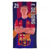 FC Barcelona Beach Towel LARGE 180 X 100 Cm De Jong QUICK-DRYING BARCA