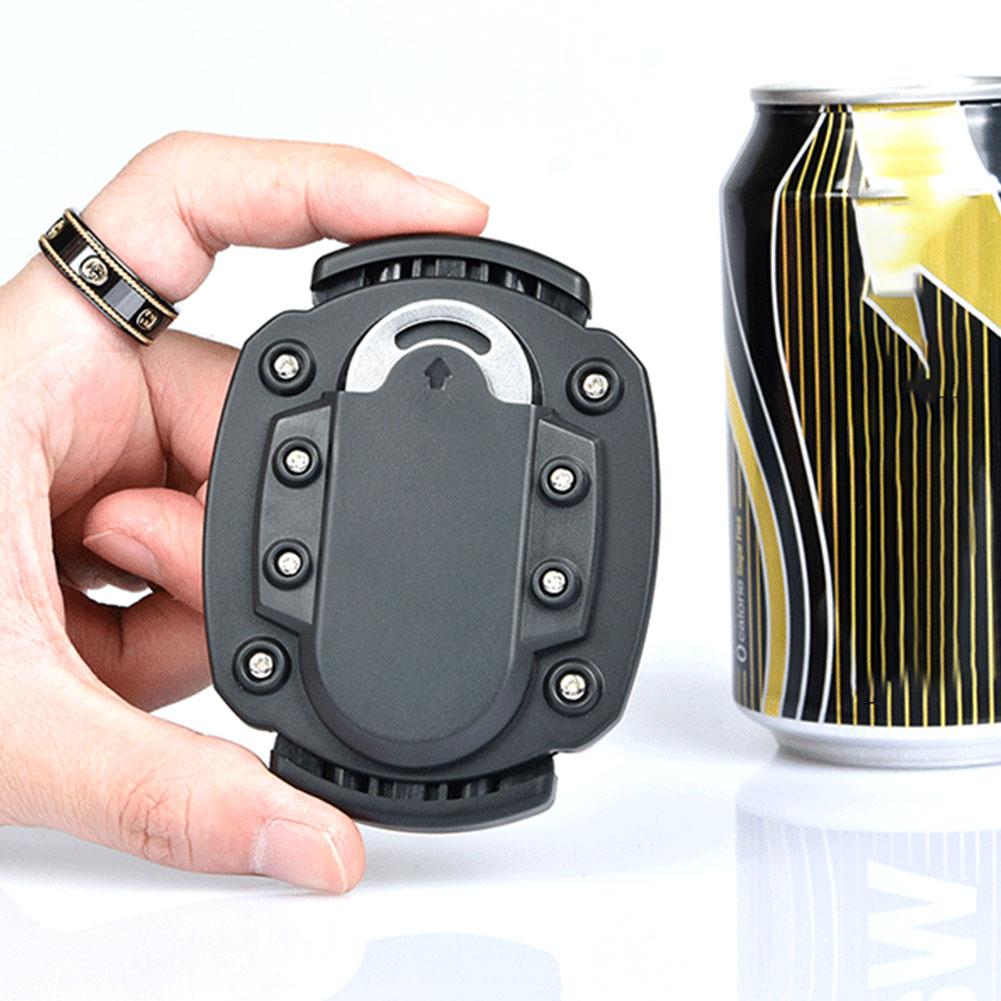 2 In 1 Can Top Remover Manual Beer Can Opener Stainless Steel Corkscrew Beer Soda Bottle Opener Multi-Function Can Opening Tool