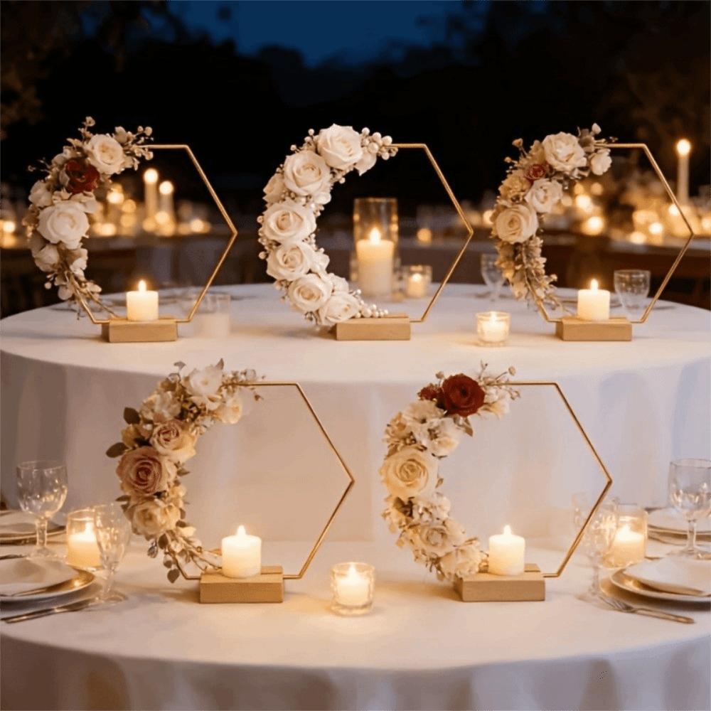 DIY Heart Shape Wreath Frame Wooden Base Wedding Flower Garland Valentines Day