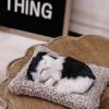 Peluche Gattino Interattivo con Suono Miagolio alla Pressione, Gatto Realistico per Bambini e Bambine, Regali di Compleanno, giocattoli per Bambine e Donne