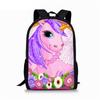 Harajuku Youthful Novelty Unicorn Student School Bags Notebook Backpacks 3D Printed Oxford Waterproof Boys/Girls Travel Bags
