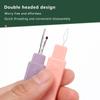 1Pc Home Thread Cutter Double Head With Protective Cover 2-In-1 Sewing Needle Threader Seam Ripper Dual Purpose Sewing Tool