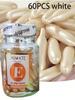 60PCS Vitamin E VE Facial Essence Capsule (Green), Bottled, Deeply Activates Skin, Moisturizes, Brig