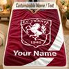 Flannel BlanketFC Twente Custom Name Text Personalized Soft Warm Throw Blanket Home Decor Gift