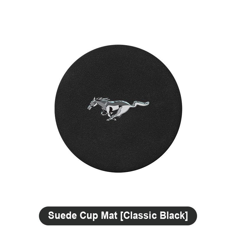 Badge Car Cup Coaster Waterproof Non-Slip Sift-Proof Spill Saucer For Ford F150 Focus Ranger Fiesta Transit Mustang Mondeo MK2 MK3 Fusion