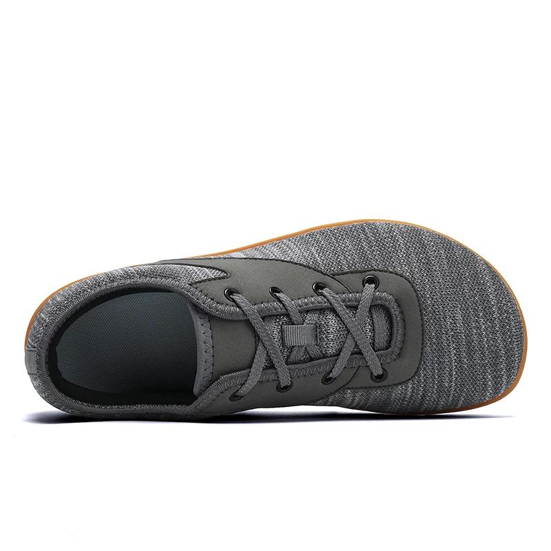 Mode Herren Weite Barfuß Canvas Sneaker 2024 Mode Flats Weiche Null-Sprengung Sohle Weiter Zehenbereich Leichtgewicht Sneakes Große Größe