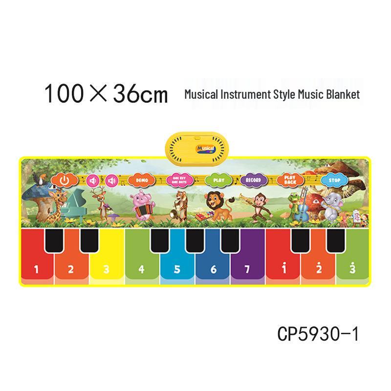 2022 Animal Music Baby Learning Piano Mat: Children's Dance Blanket Toy