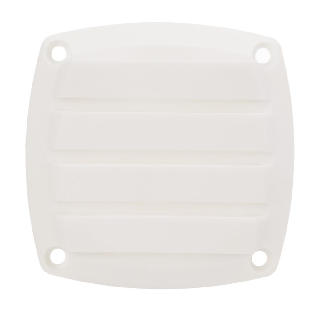 Round Boat Louver Marine Exhaust Air Plastic Vent Straight Through Hose Grille Shutter for Boats