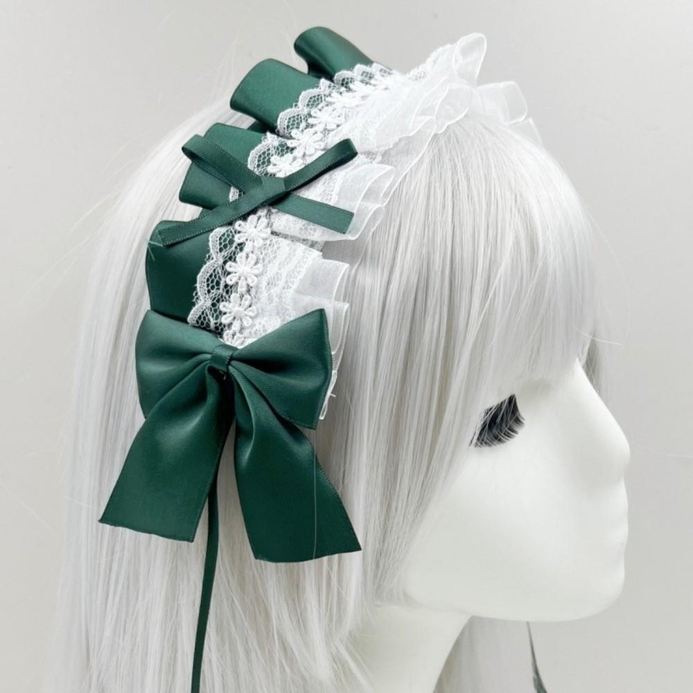 Hair Accessories Lace Headwear Bow Lolita Headband Lovely Anime Headband Cosplay Party