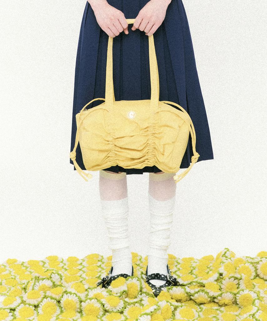 Ccorie Hammer String Shoulder Bag Yellow