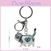 Cat Keychain Pvc Cute Animal Charm For Gift And Decoration