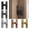 90 Degree Door Latch Door Lock, with Screws, Heavy Duty Doors Bolt Lock Flip Latch for Barn Sliding Door