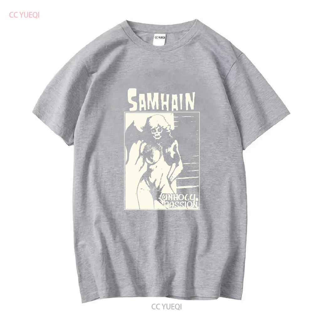 Late 90s Early 00s Samhain Unholy Passion Vintage T Shirt Rare Band Tee Goth Punk Misfits Danzig Long or Short Sleeves Vintage