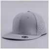 Custom Fitted Hat Fully-enclosed Stretchy Solid-color Hiphop Flat-brim Cap Lightweight Breathable With Printing Embroidery Logo