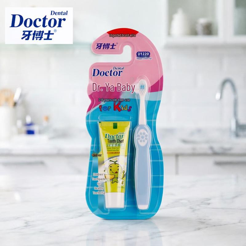 Dr. Toothbrush Set for Kids (2-6 Years)