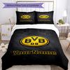 Borussia Dortmund Customize Your Name Bedding Set Breathable Duvet Cover with Pillowcases Home Decoration Birthday Gift