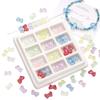 [14x8mm] Color-plated Butterfly Beads Acrylic Butterfly Beads For Earring Bracelet Necklace Keychain DIY Jewelry Making Accessories