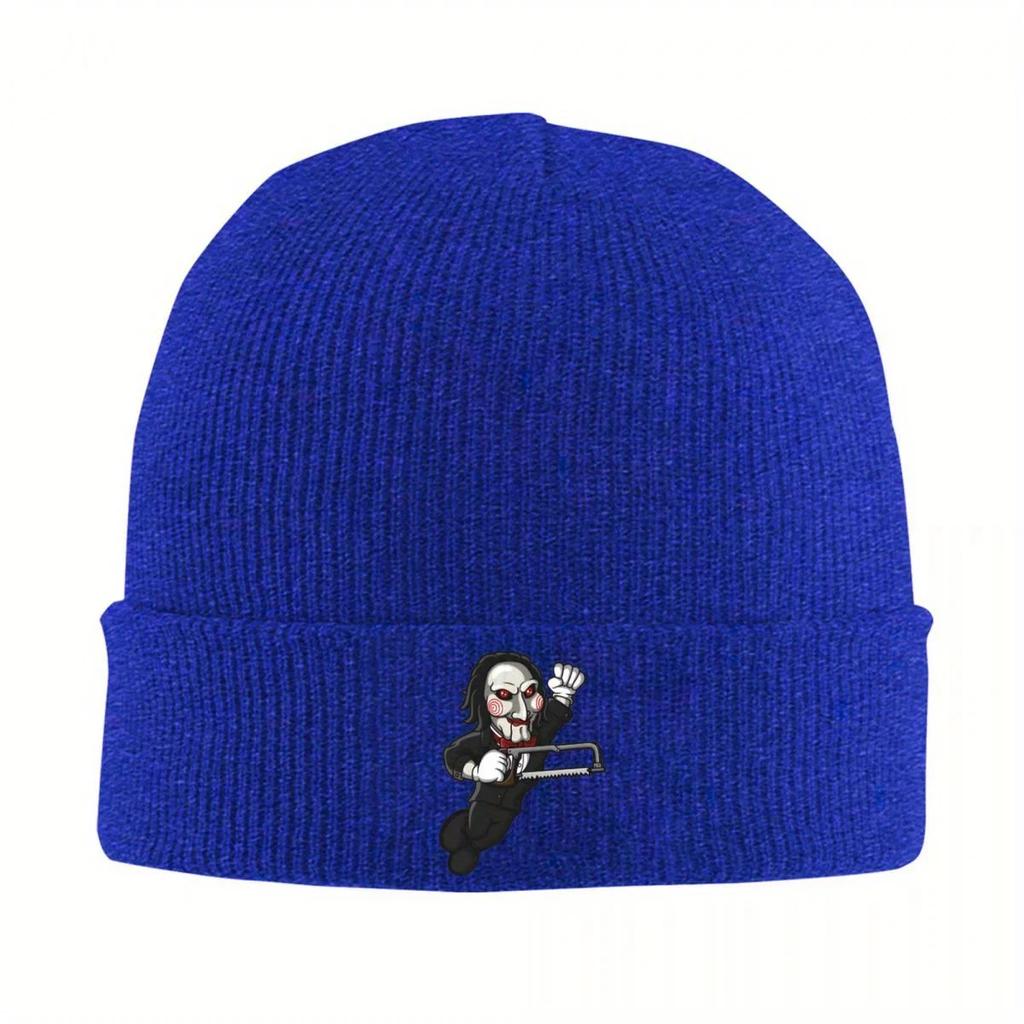 New Horror Saw Knit Hat Beanies Winter Hat Warm Casual Movie Billy Mask Caps For Unisex Women