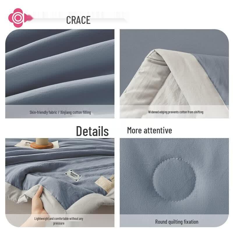 Grace 7A Antibacterial 100% Cotton Summer Cool Quilt
