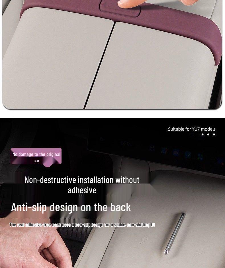 Silicone Protective Pad for YU7 Center Console Armrest Box Button