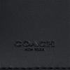 Coach Billfold Wallet 10 Brand Embossed Print Coated Canvas Wallet Small Men Wallets Black CY394-QBMI5