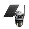 V380 4G Solar-Powered Dual-Lens Outdoor Camera with Dual Screens and No Network Required.