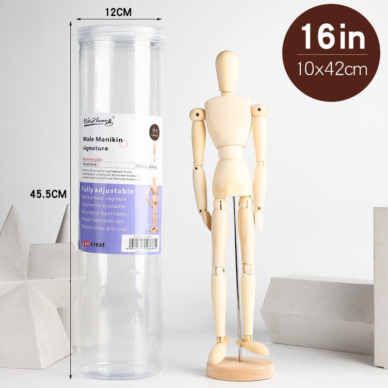 12-Inch Flexible Wooden Mannequin Model for Art Drawing