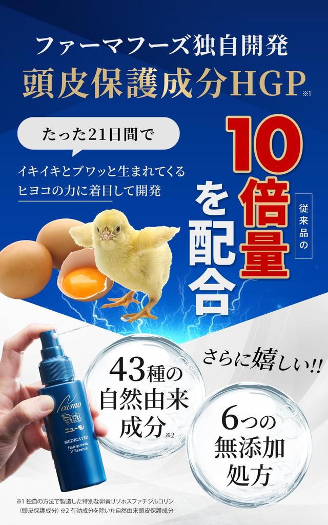 Pneumo Scalp Treatment, Hair Growth Tonic, Instructions Included, Pharma Foods Co., Ltd., Quasi-drug, 75ml (1 Bottle (V))