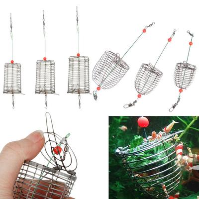 Trap Basket Fishing Tackle Fishing Lure Trap Aquarium Bait Feeder Fishing Bait Cage Food Feeding