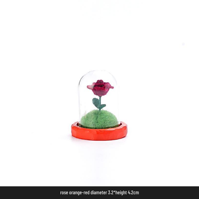 Prince Cute Handmade Fox Mengli Doll Resin Ornament - Birthday Cake or Desktop Decoration