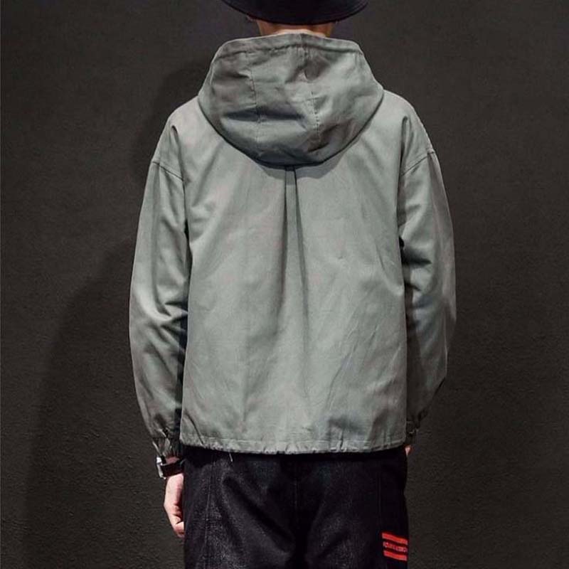 Men Fall and Winter Jacket Fitted Jacket Male Work Loose Retro Coat Jacket