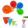 Car Long Pipe Refueling Funnel Telescopic Auto Detachable Hose Extension Filling Tools Car Motorcycle Engine Gasoline Oil Funnel