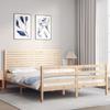 VidaXL Cadre de lit avec tête de lit 160x200 cm bois massif 3195036