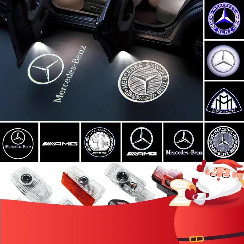 2 db LED Autóajtó Üdvözlő Fény Projektor Mercedes Benz GT W223 W639 W168 W245 W215 W164 X164 W204 W219 W206 W209 W218-hoz
