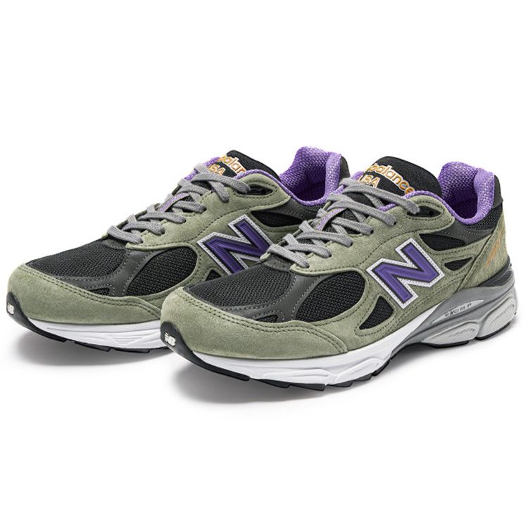 Teddy Santis x New Balance 990v3 Made In USA Foglia d'Oliva Sneakers Unisex Verde Nero M990TC3